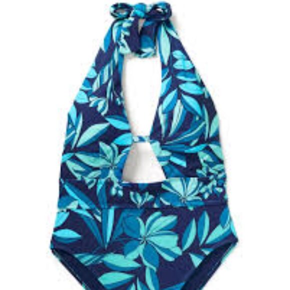 Adore Me Brinlee Tropical Blue One Piece Swimsuit - Picture 1 of 3